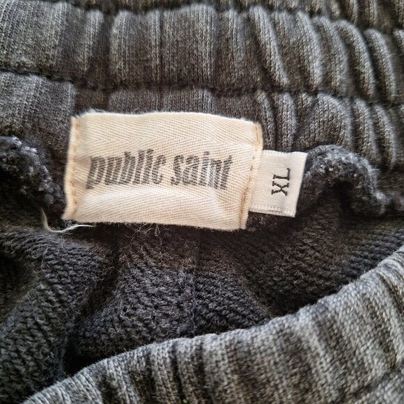 Public Saint Black CARGO SWEAT-SHORTS  size xl - Picture 4 of 9